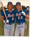 Gary Carter / Ray Knight Autographed 8x10 (New York Mets)
